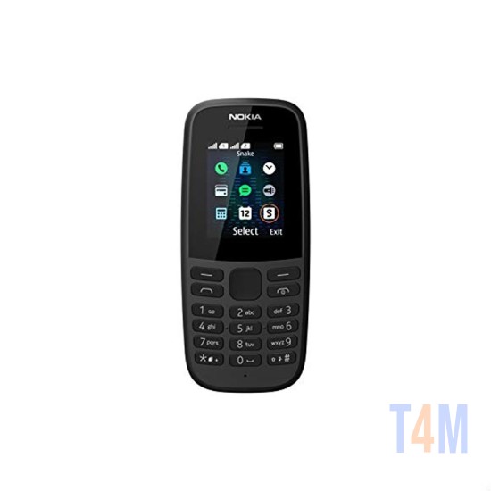 NOKIA 105 TA-1174 DUAL SIM 4TH EDITION BLACK